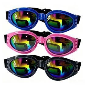 3PCS Pet Dog Goggles Protection Doggles Sunglasses for Small Medium Breeds Three colors (US Logistics only For USPS.TK/TMEU only For self-pickup) (Option: Default Title)